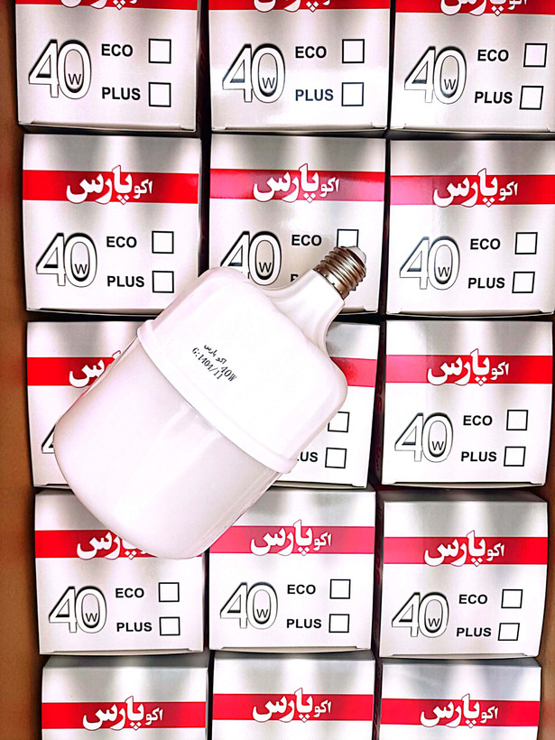 لامپ کم مصرف ال ای دی LEDاکو پارس 40 وات E27 مهتابی